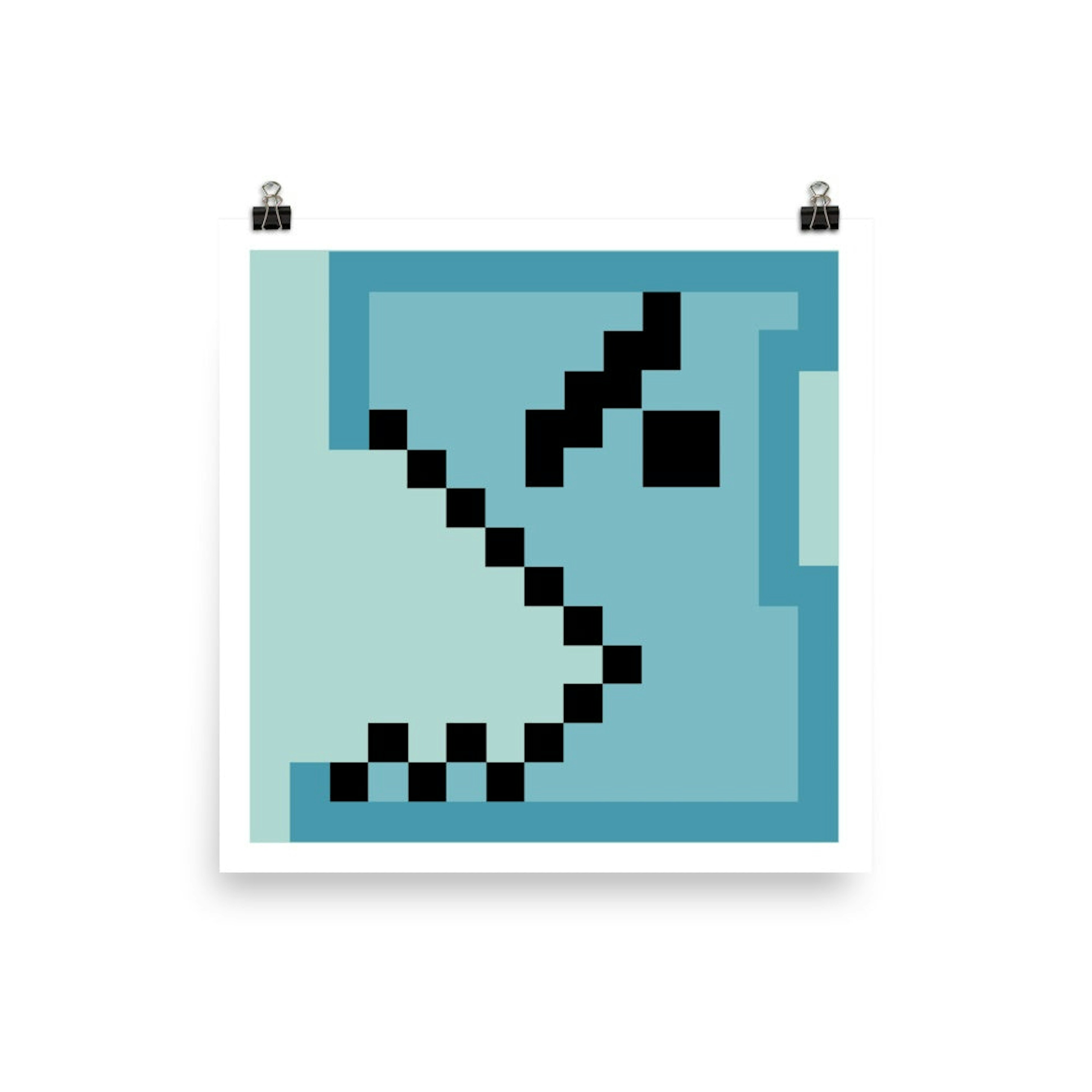 Pixel SAME Matte Poster
