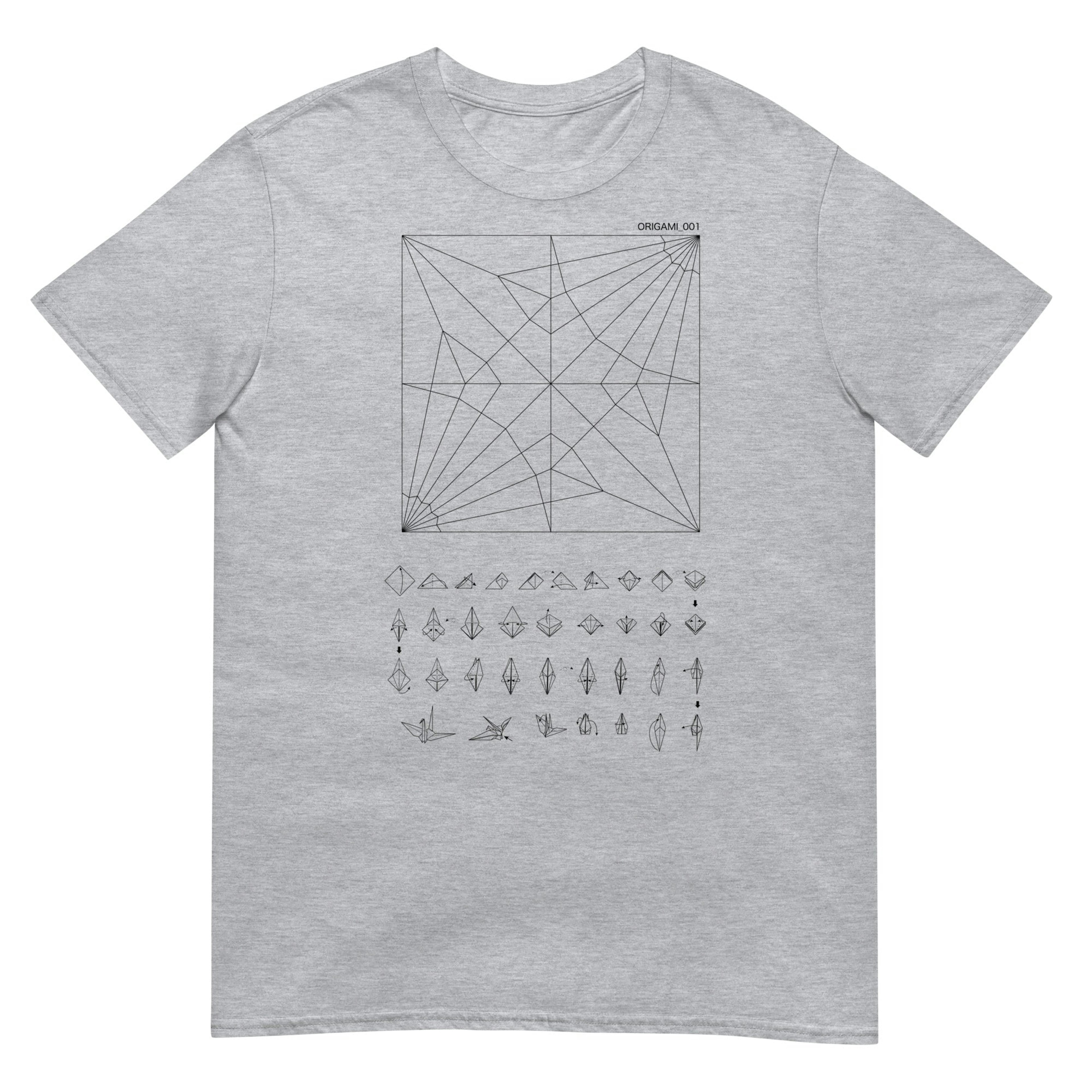 Origami 001 TSURU Fluffy T-shirt [Light Color]