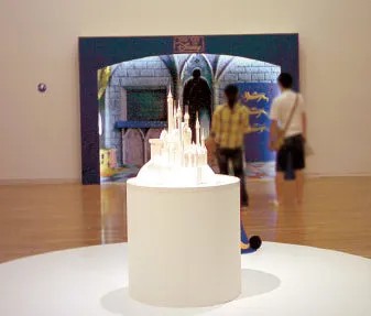 展覧会場での展示